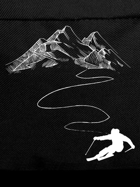 Mountain - Winding Line - Skiing - (4)