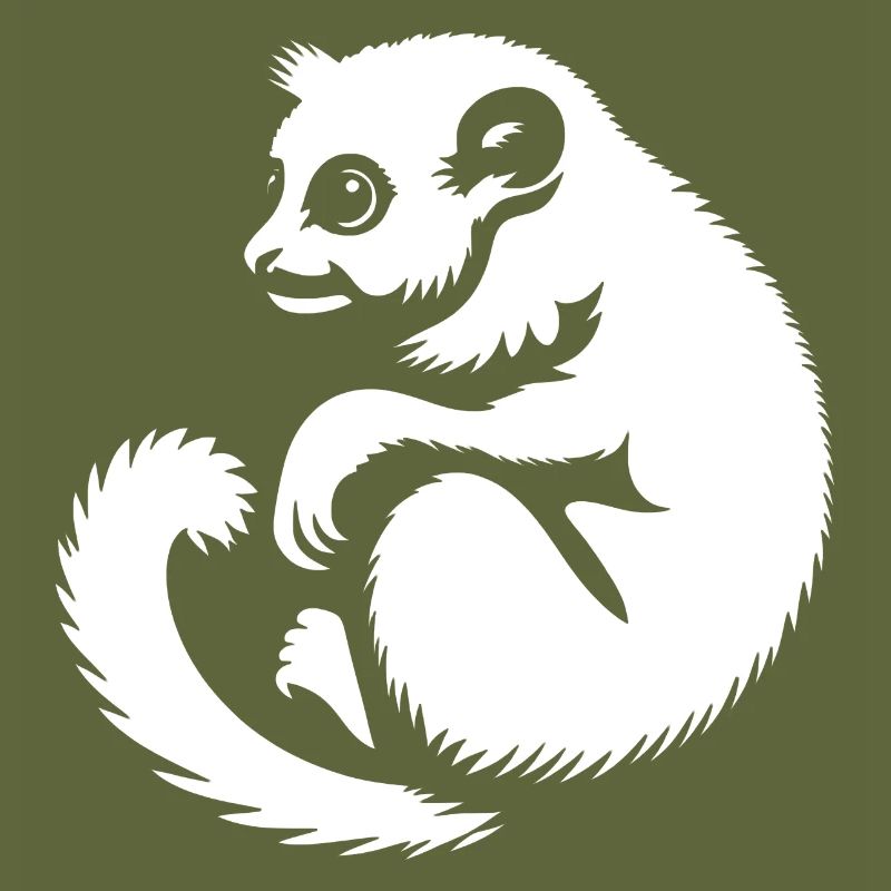 Loris Slowlori Silhouette Säugetier