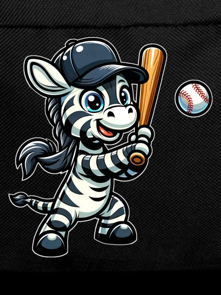 Zebra Baseball Player - Stripes, Speed