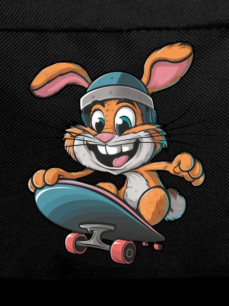 Cute Rabbit Skateboard Skateboarder Funny