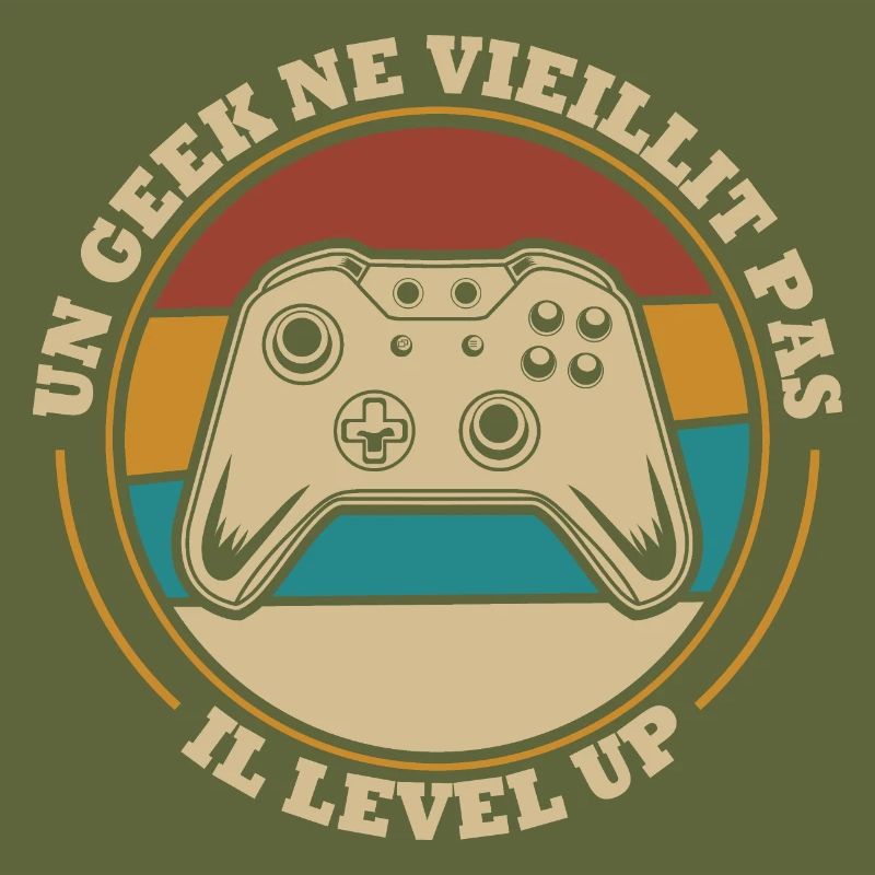 Un geek ne vieillit pas il level up