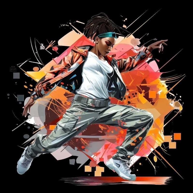 Groove HIP-Hop Inspiré de la danse Déclaration de mode