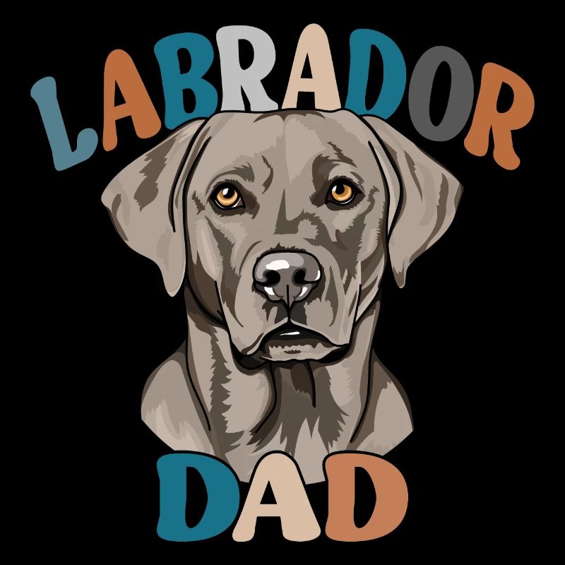 Argent Labrador papa chiens chien Labbi Wilsigns
