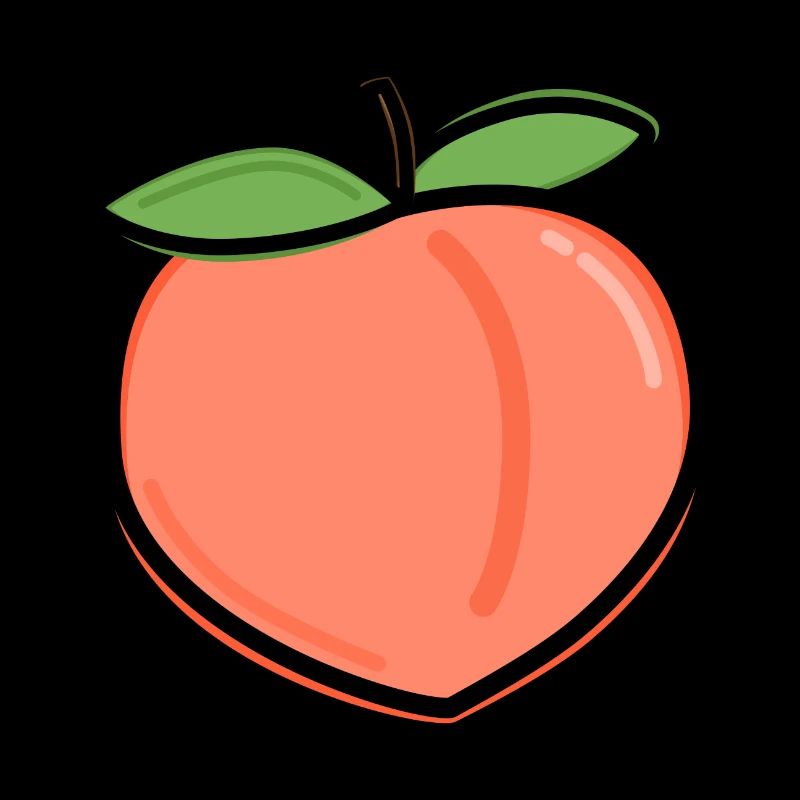 Peach emoji