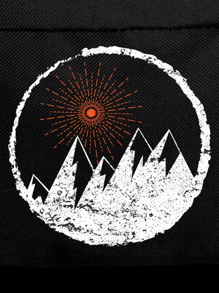 Mountains Mountains Mountain l Icon Symbol Logo Sun