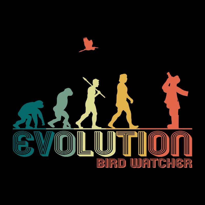Ornithologie Vögel beobachten Evolution Retro