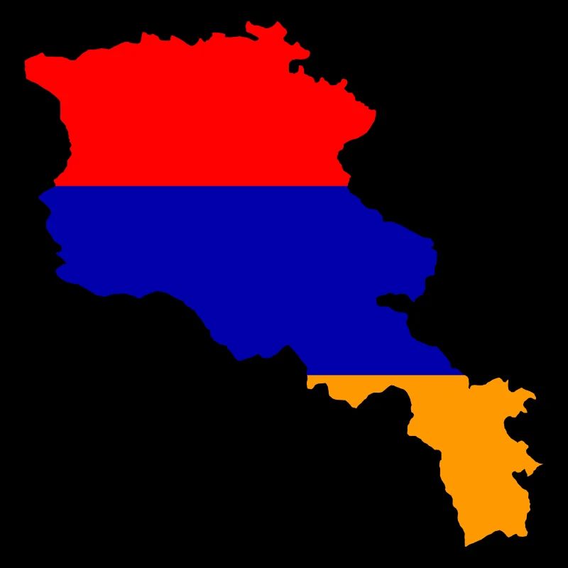 Armenia flag map flag