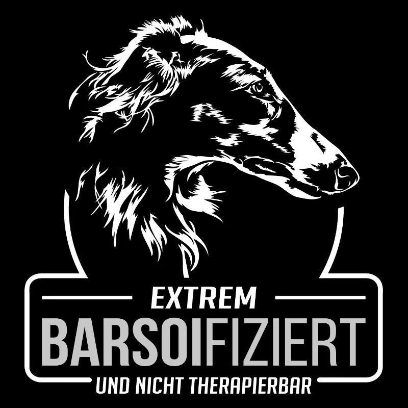 BARSOIFIZIERT Barsoi Hundespruch Hunde Wilsigns