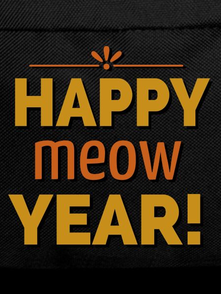 Happy new / meow year