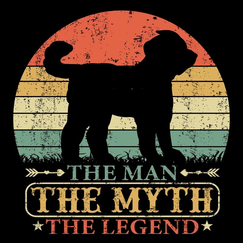 Cavoodle Cavapoo Hund Mix Dad Papa Vintage