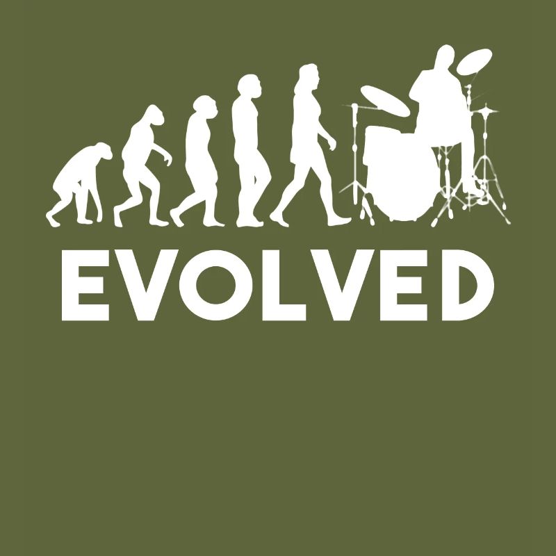 Drummer Schlagzeug Evolution