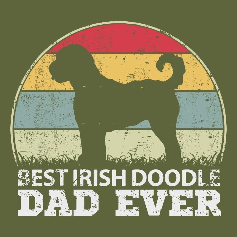 Irish Doodle Dad Papa Master Dog Papa for Him