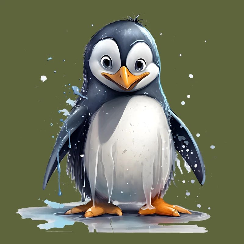 Funny penguin