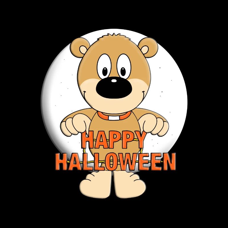 HAPPY HALLOWEEN - MOND - TEDDY - BÄR - TEDDYBÄR