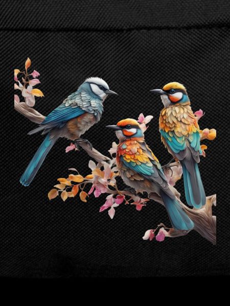 Birds Perched on a Branch