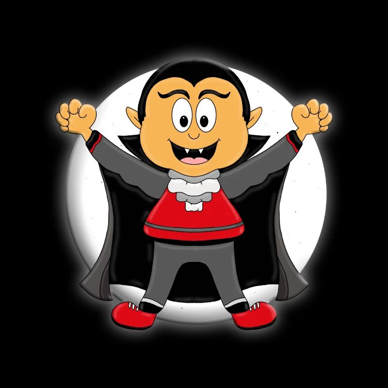 VAMPIR - HALLOWEEN - MONDSCHEIN - KINDER