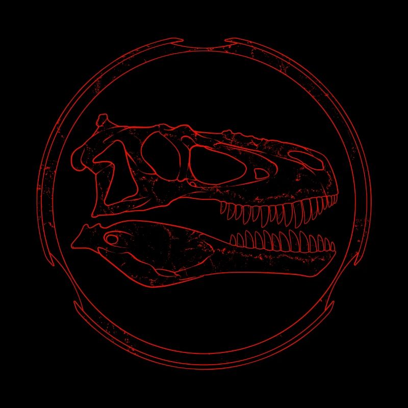 Crâne fossile de Daspletosaurus