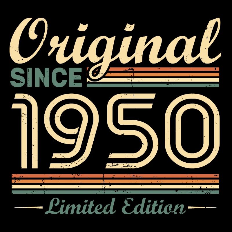Original 1950 Vintage cadeau d'Anniversaire Rétro