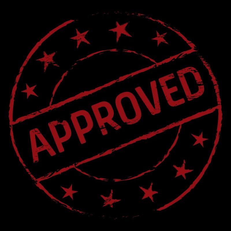 Approved Symbol Geschenk Geschenkidee