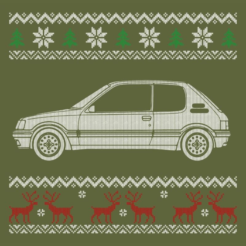 205 Strickpullover Weihnachten