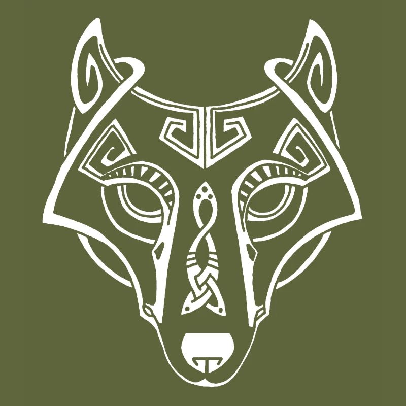 celtic white wolf