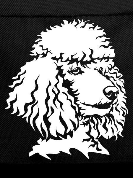 Poodle head "Black Edition"