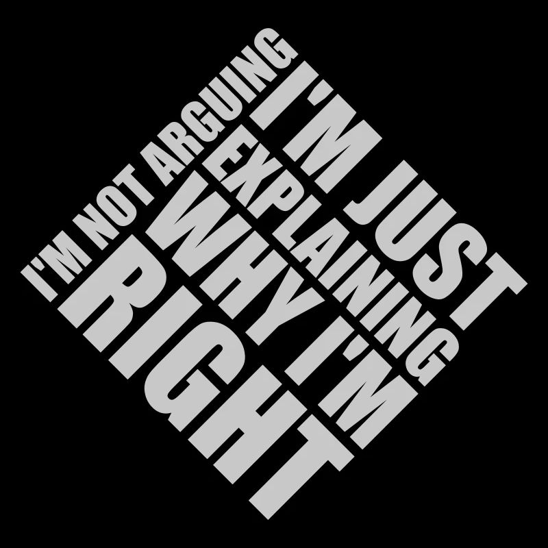 I m not arguing