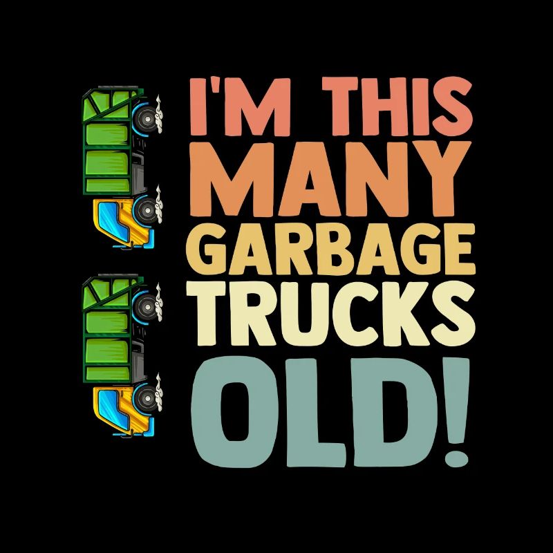 Garbage Truck Garbage Man 4th Birthday Recycling Garbage