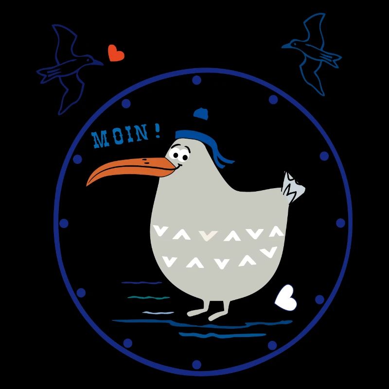 Moin, maritim, Möwe