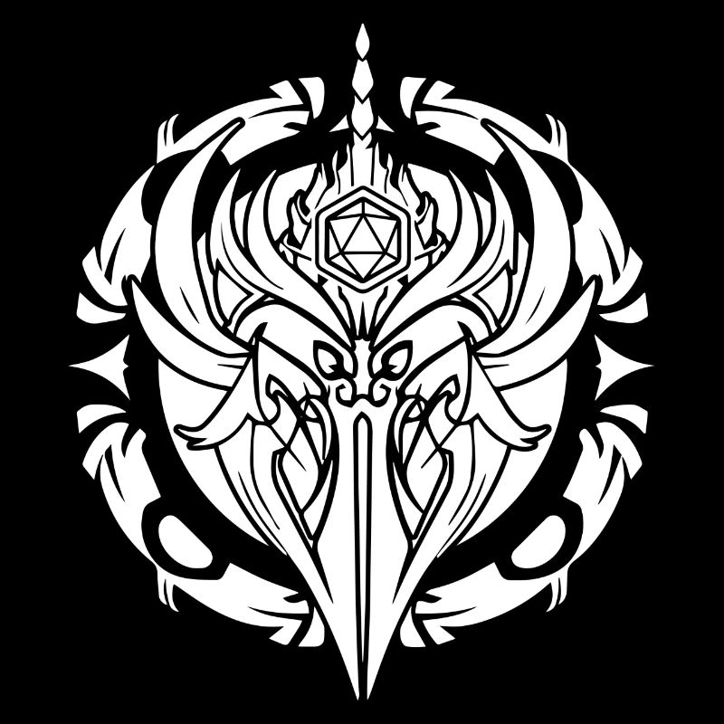 RPG logo spell circle