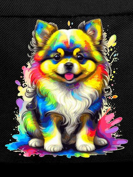 Pomeranian Puppy – Rainbow