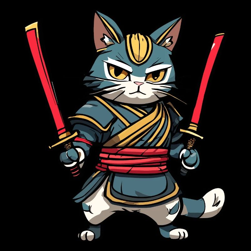 Samurai Cat #36
