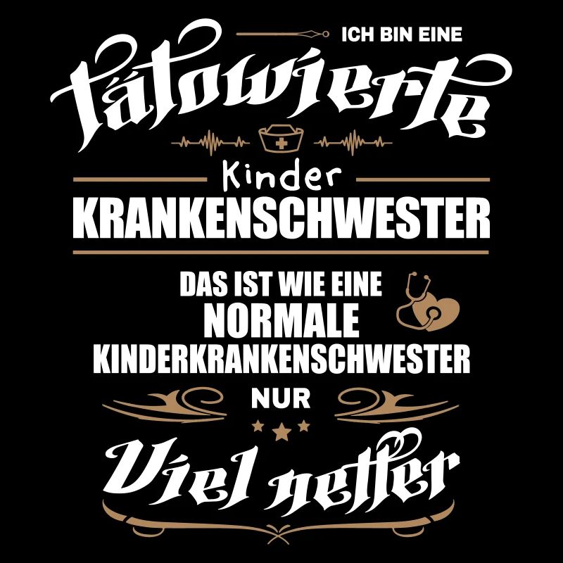 Tätowierte Kinderkrankenschwester ist netter!