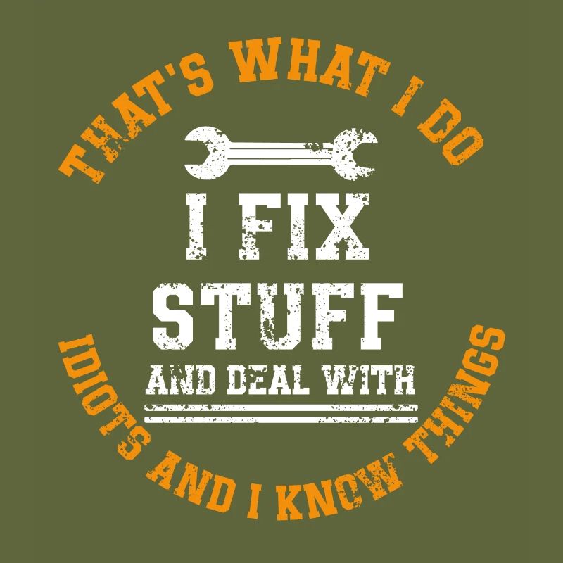 Car mechanic mechatronics technician screwdriver sayings