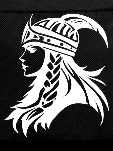 Wikinger Kriegerin Walküre Symbol