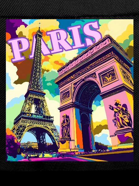 Paris Pop Art Skyline