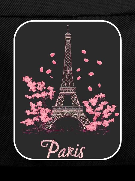 Pink Blossom Eiffel in Paris