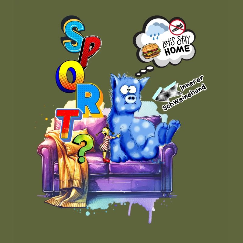 Besiege den inneren Schweinhund. Sport oder Sofa?