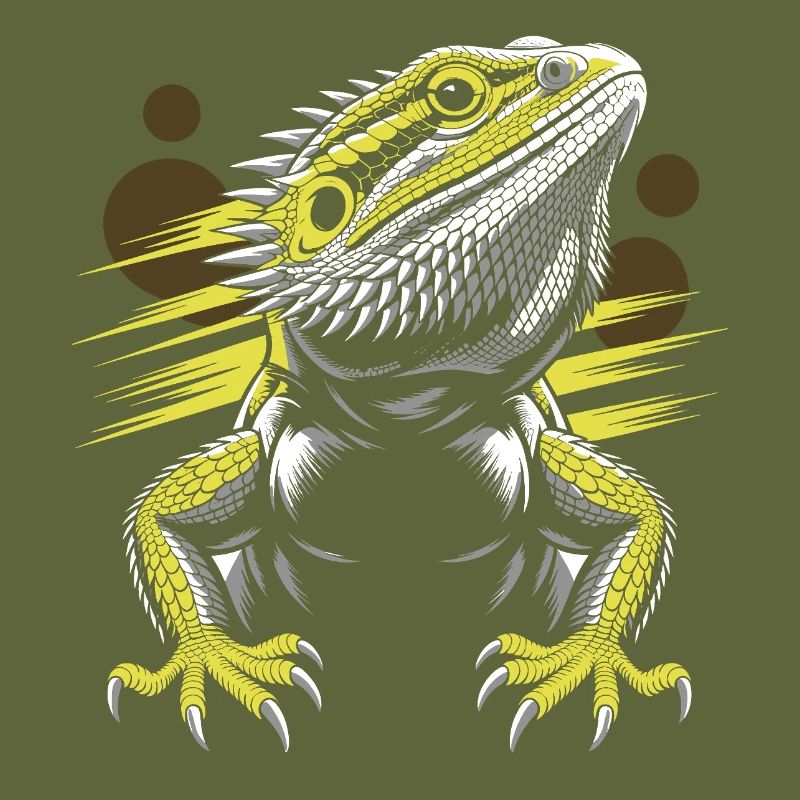 Drachenkopf Bartagame Echse