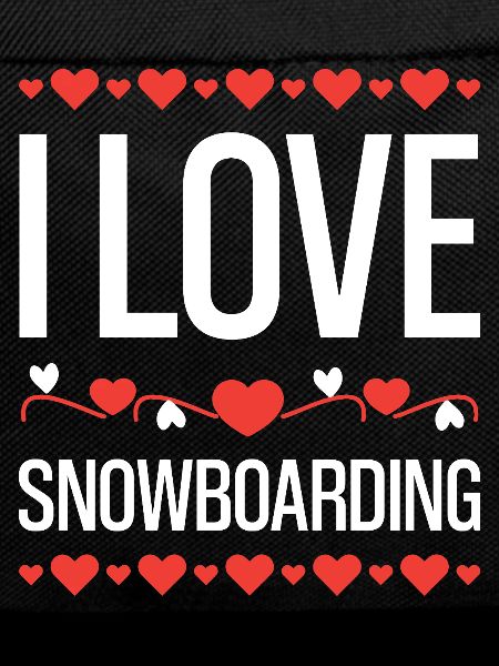 J’adore le snowboard