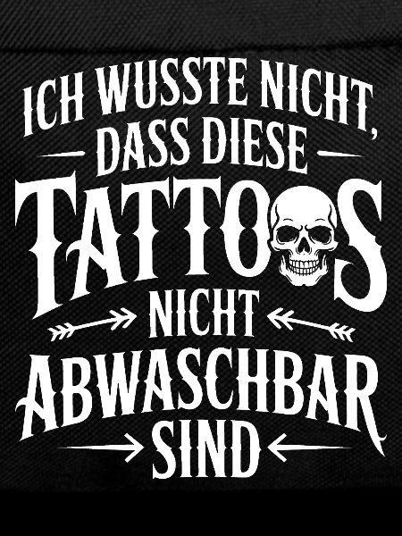 Tatouages non lavables : Déclaration