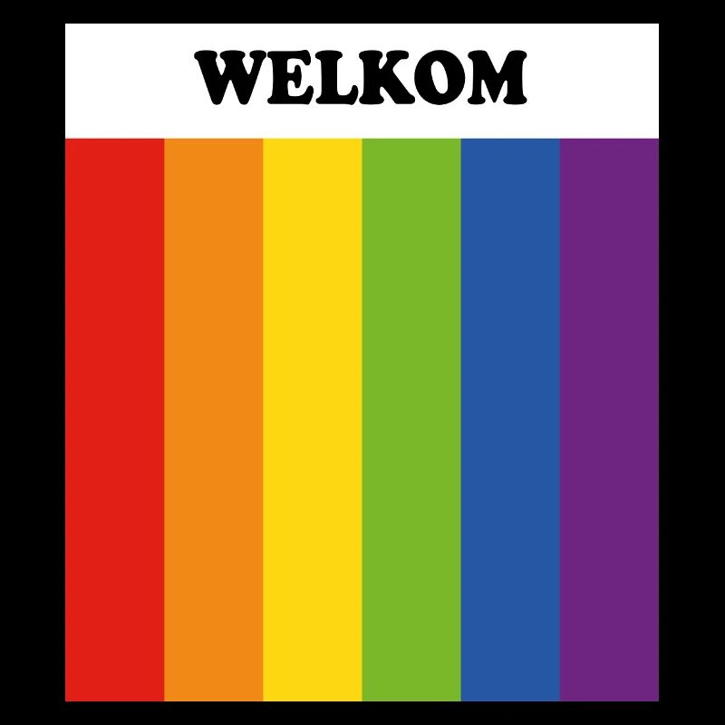 LGBT welcome Welkom Queer Safe Space - in Dutch 