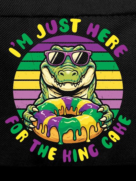 King Cake Mardi Gras Aligator