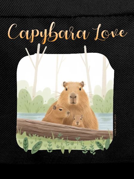T-shirt design "Capybara Love"