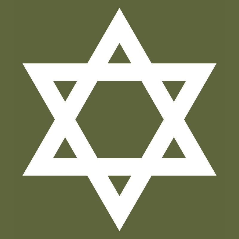 Geometrisches Davidstern-Emblem
