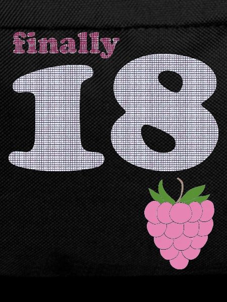 Endlich 18 – Beeren Plaid Design