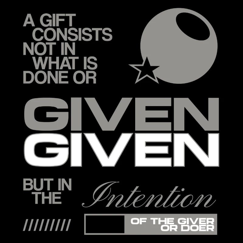 Intention des Gebers – Geschenk Motiv