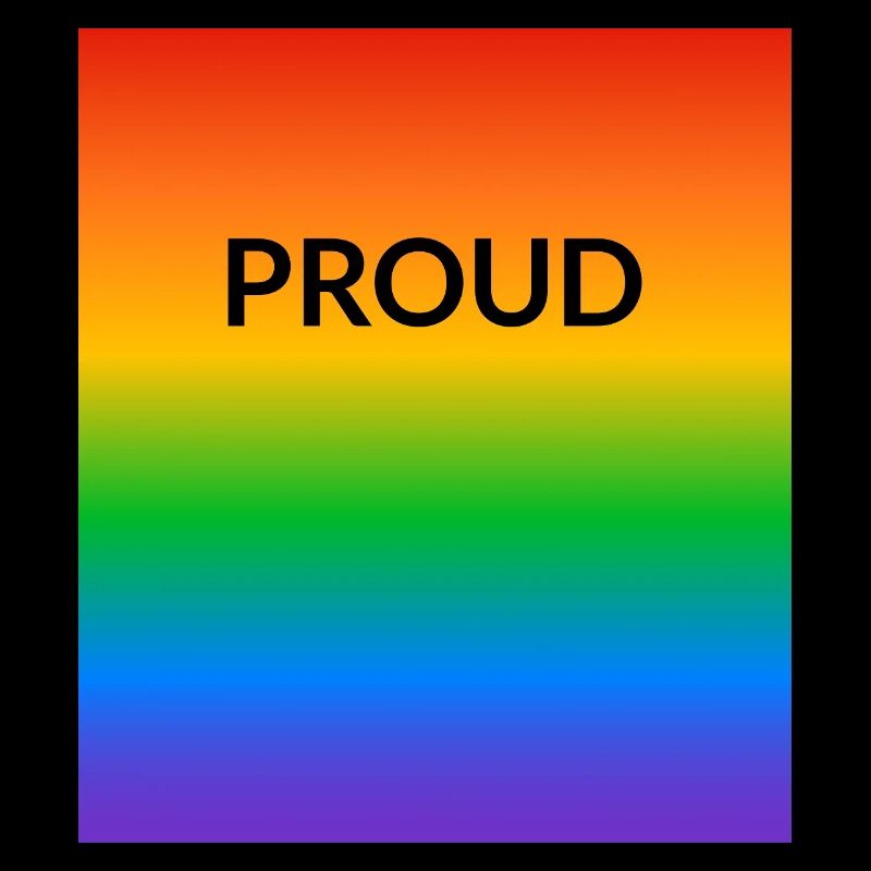 Proud Rainbow LGBT Pride