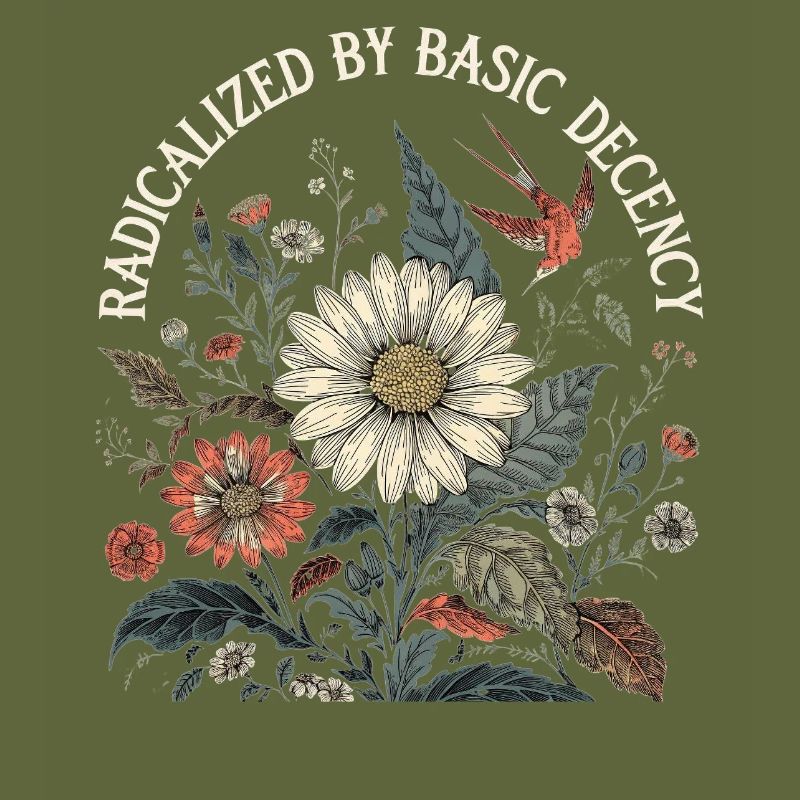 Radicalized By Basic Decency Retro Shirt