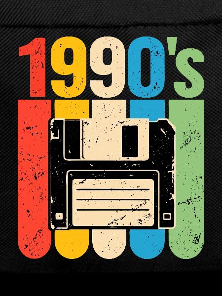 1990er Retro Computer Nostalgie mit Diskette
